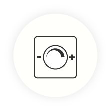 Messinki metalli lattiavalaisin, Stijn, 20W, 3000K LED, katkaisimella