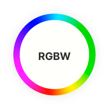 Musta muovi kattolamppu, Navin, 22W, RGBW LED, kaukosäätimellä