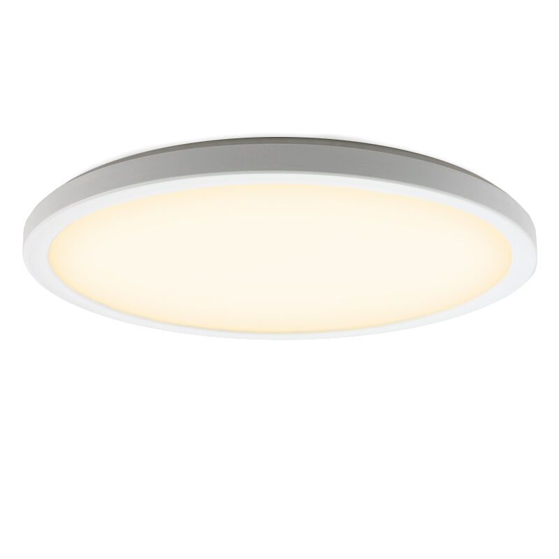 Muovi kattolamppu valkoinen, Shona, 22W, 3000K LED, 3-portaisesti himmennettävä
