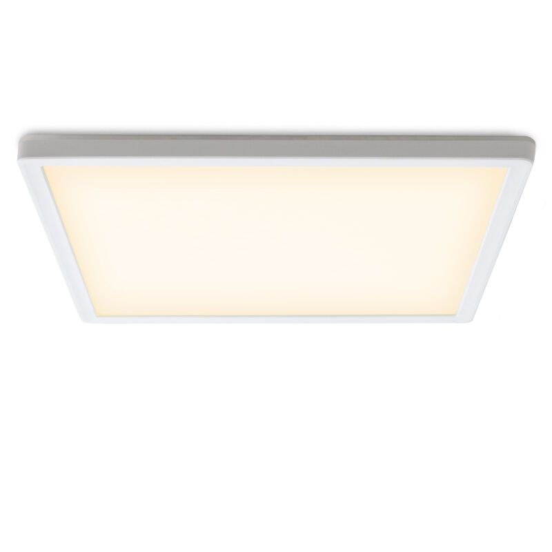 Muovi kattolamppu valkoinen, Shona, 18W, 3000K LED, 3-portaisesti himmennettävä