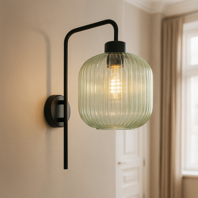 Design seinävalaisin vihreä, Charlois Design seinävalaisin vihreä, Charlois
