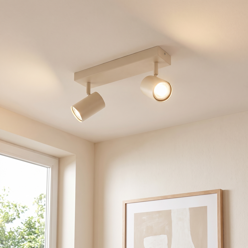 Moderni kattokohdevalaisin beige, Elena Moderni kattokohdevalaisin beige, Elena