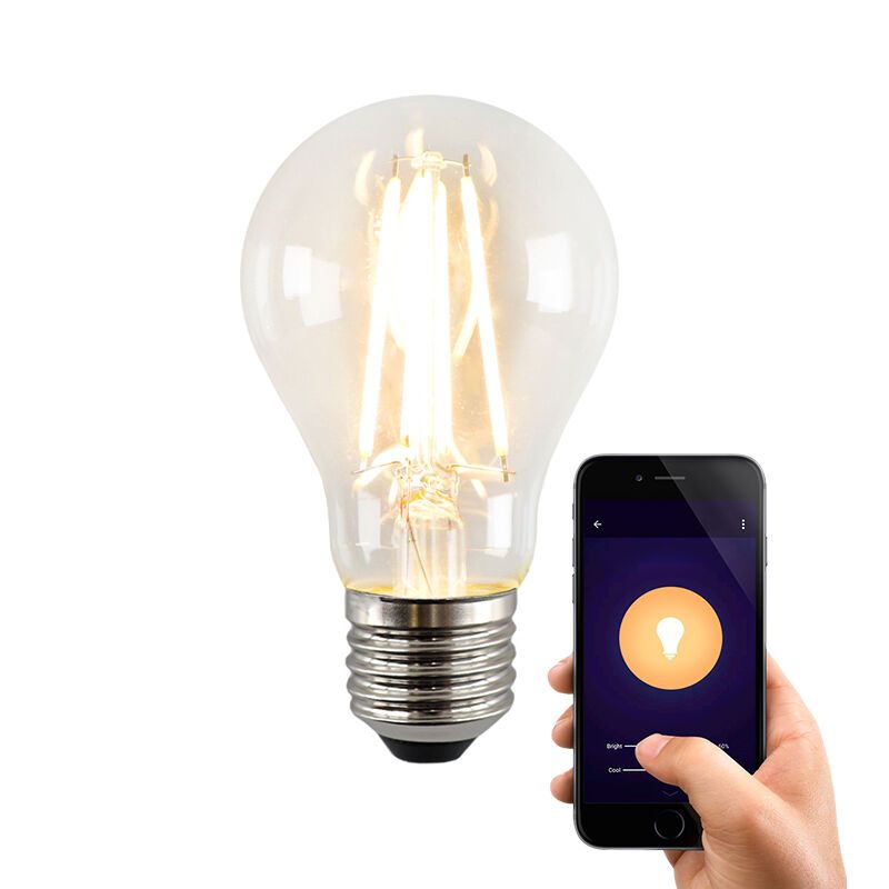 Olucia Älykäs LED-lamppu E27 Yona, A60, 5W, himmennettävä lämpimäksi