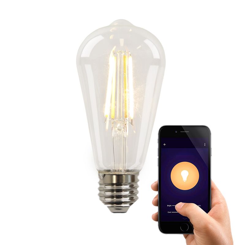 Olucia Älykäs LED-lamppu E27 Deco, 5W, himmennettävä lämpimäksi