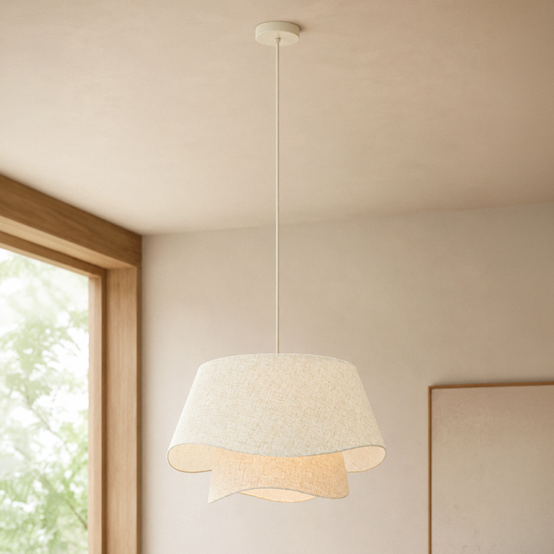 Japandi riippuvalaisin beige, Mimi