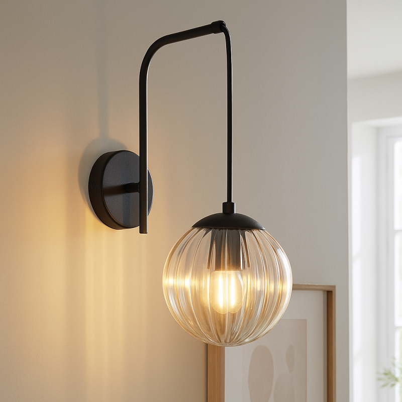 Retro seinävalaisin meripihka, Rifka, katkaisimella