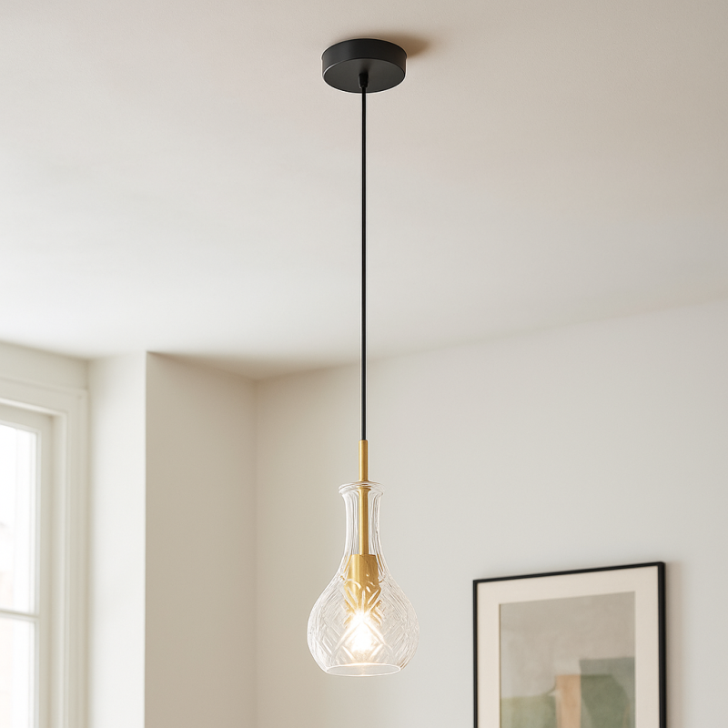 Design riippuvalaisin läpinäkyvä, Danny