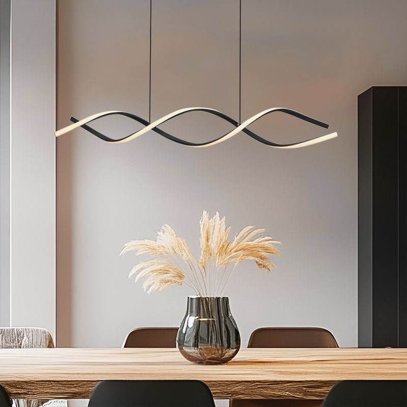Design riippuvalaisin musta, Kuno, 45W, 3000K LED, 3-portaisesti himmennettävä
