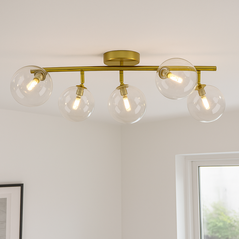 Design kattovalaisin läpinäkyvä, Remo