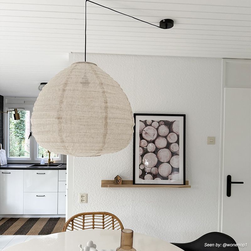 Rustiikkinen riippuvalaisin beige, Leila