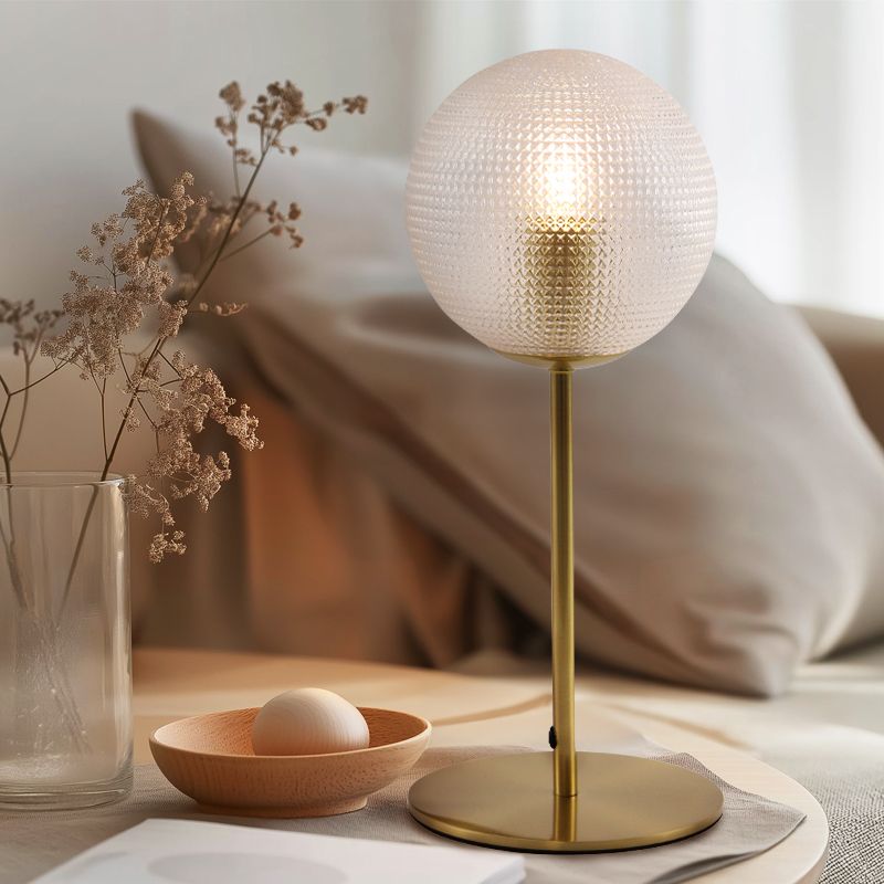 Retro pöytävalaisin läpinäkyvä, Johnson, katkaisimella