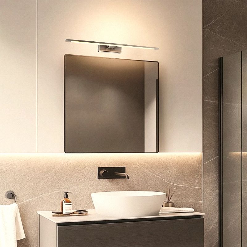 Moderni peilivalaisin nikkeli, Steffy, 8W, 3000K LED, IP44