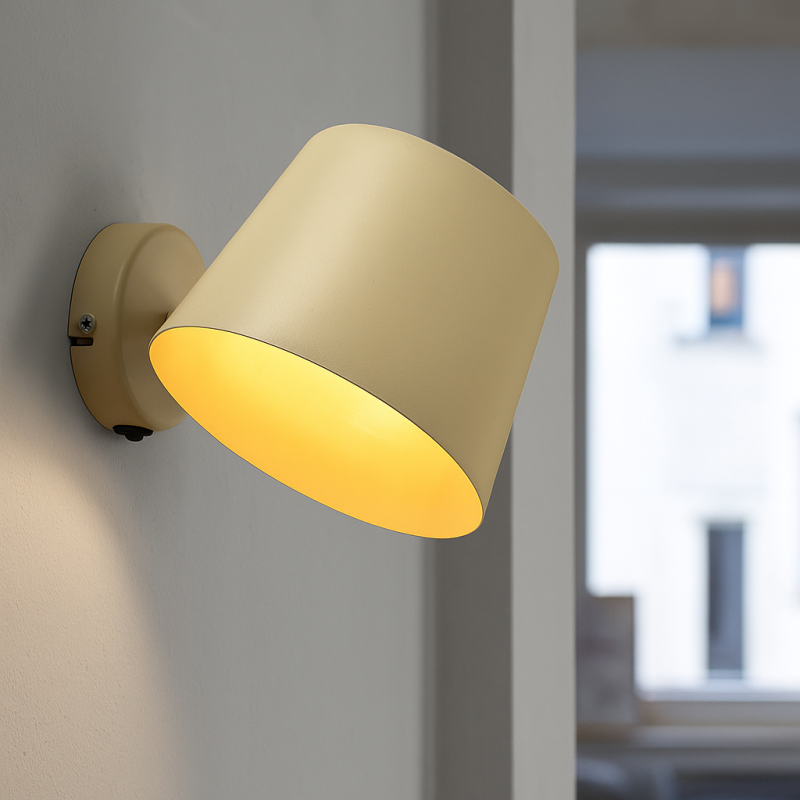 Moderni seinäspotti beige, Rinke, katkaisimella Moderni seinäspotti beige, Rinke, katkaisimella