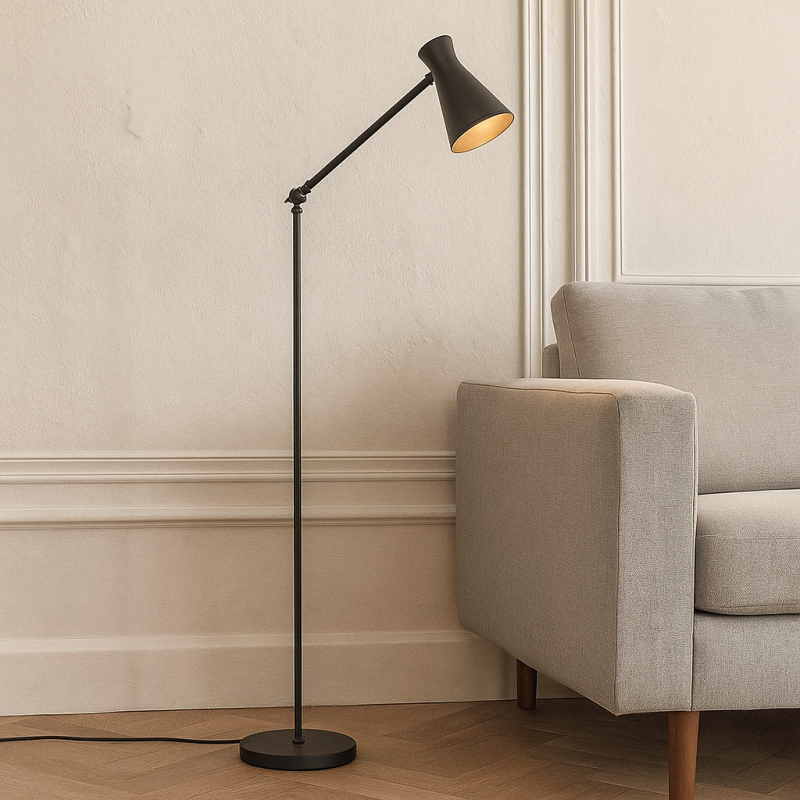 Moderni lattiavalaisin musta, Steve, katkaisimella