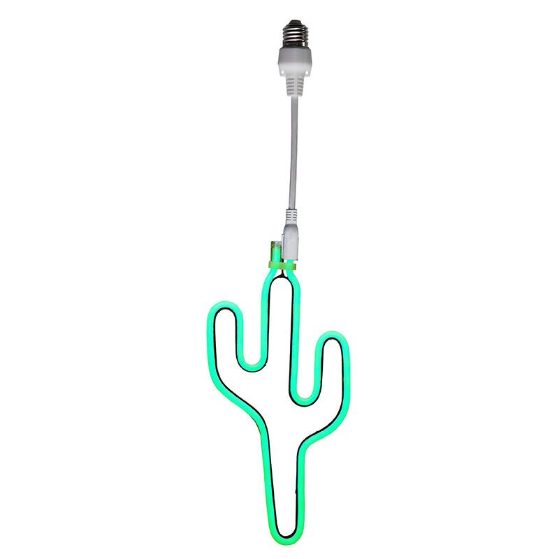 Muovinen LED-valosarja, vihreä, kaktus, IP44