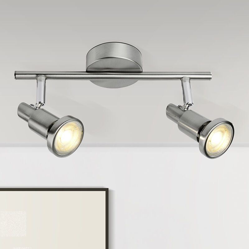 Metalli kattokohdevalaisin kromi, Robel, 7W, 3000K LED