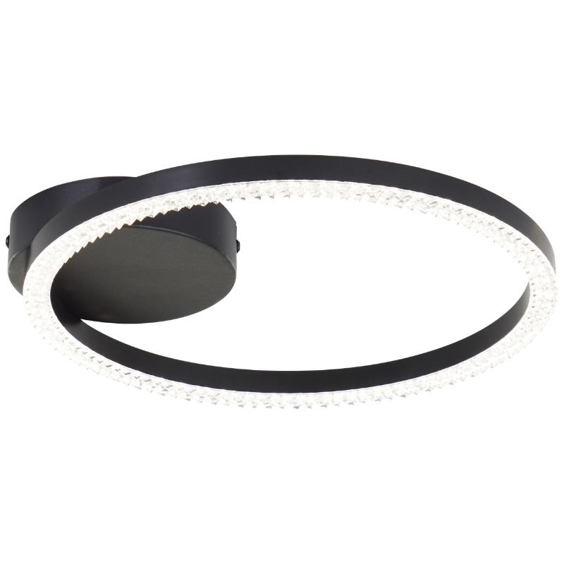 Design kattovalaisin musta, Maladon, 12W, 4000K LED