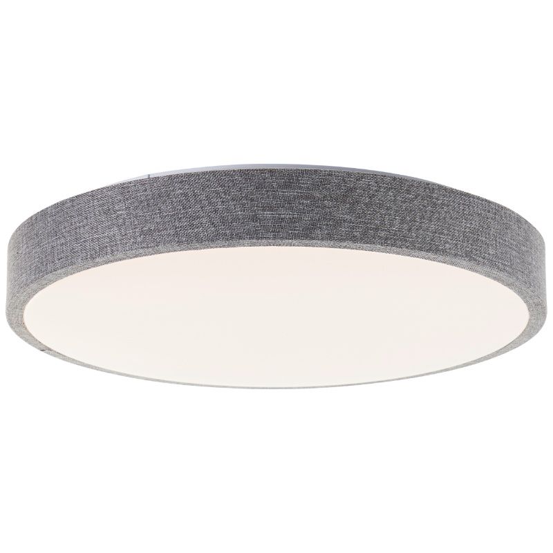 Rustiikkinen kattolamppu harmaa, Soeraya, 24W, 3000K LED, 3-portaisesti himmennettävä