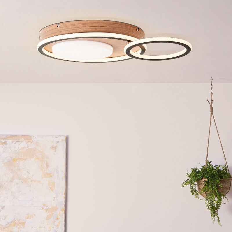Moderni kattolamppu musta, Georgios, 48W, 3000K LED