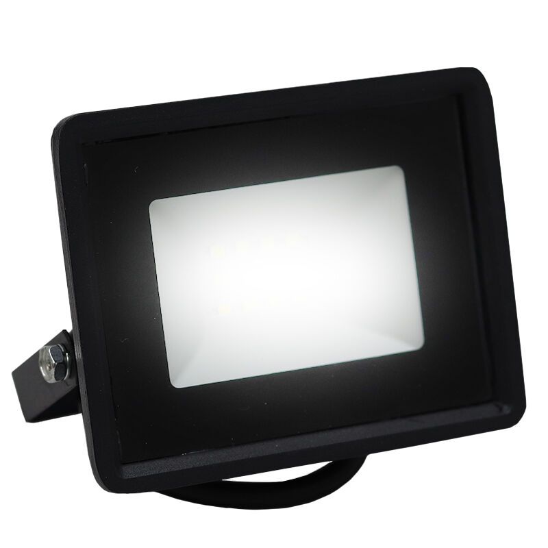 Muovi heitin musta, Boaz, 10W, 6500K LED, IP66