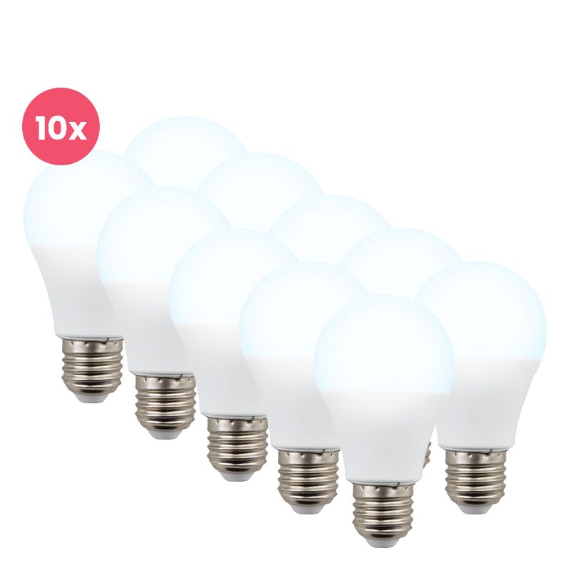 10 kpl Lagiba E27 LED-lamppuja Bradley, 12W, 6500K