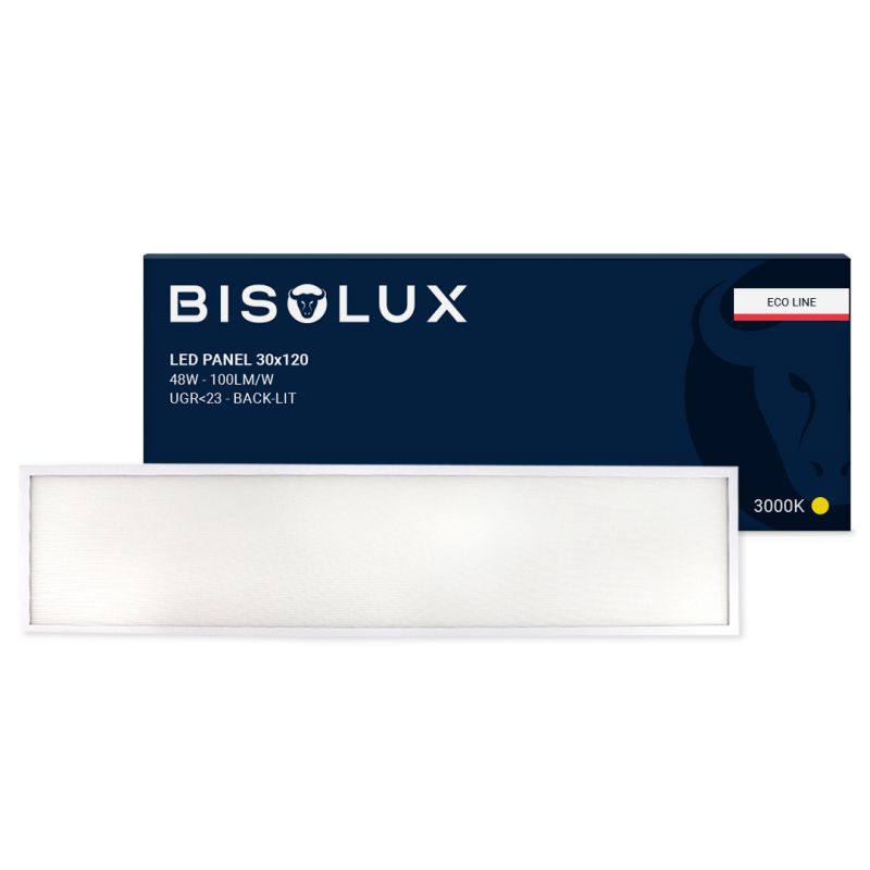 120x30 cm LED-paneeli - 38W - 3000K - taustavalaistu 120x30 cm LED-paneeli - 38W - 3000K - taustavalaistu