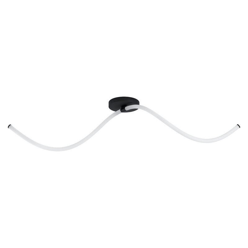 Moderni teräs kattolamppu musta, Allal, 12W, 3000K LED