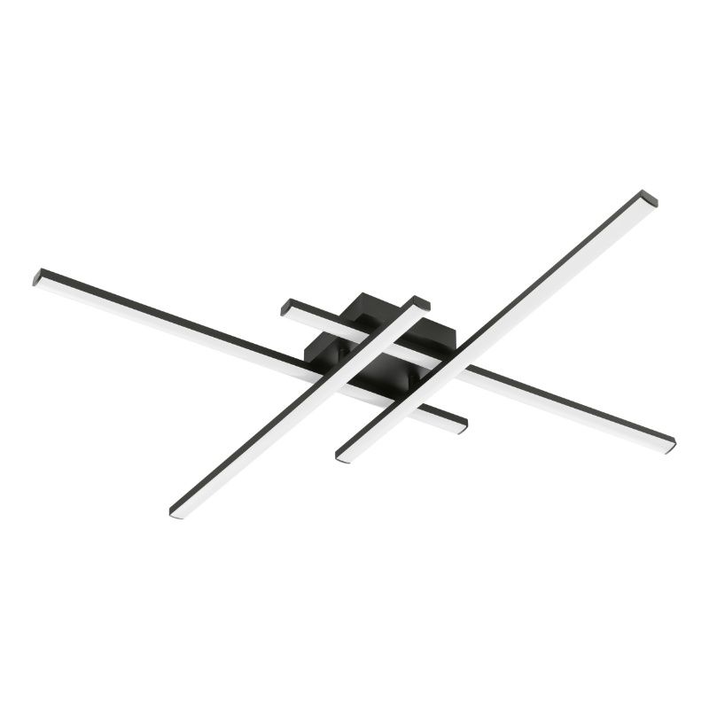 Design muovi kattolamppu musta, Vidya, 20W, 4000K LED, 3-portaisesti himmennettävä Design muovi kattolamppu musta, Vidya, 20W, 4000K LED, 3-portaisesti himmennettävä