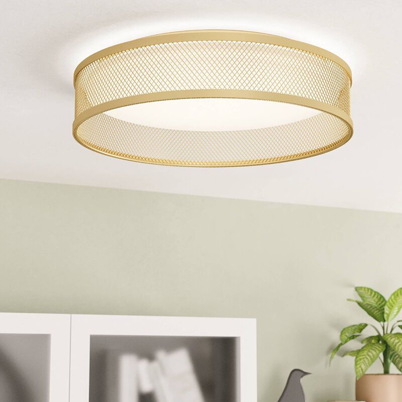 Muovi kattolamppu messinki, Jolene, 20W, 3000K LED Muovi kattolamppu messinki, Jolene, 20W, 3000K LED