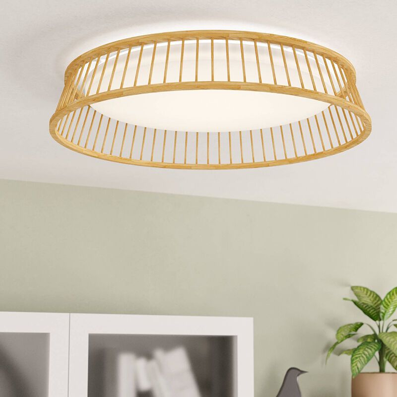 Rustiikkinen kattolamppu puu, Jolene, 20W, 3000K LED Rustiikkinen kattolamppu puu, Jolene, 20W, 3000K LED