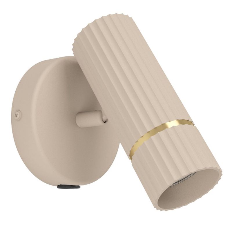 Moderni teräs seinävalaisin beige, Vahid, katkaisimella