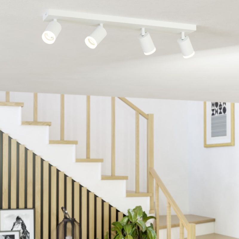 Moderni alumiini smart loftlampe valkoinen, Mayke, 3,7W, RGBW LED