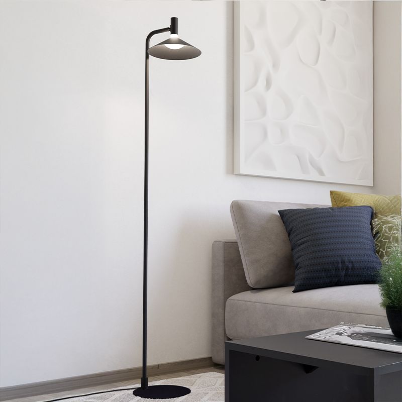 Moderni teräs lattiavalaisin musta, Phuong, 7,5W, RGBW LED