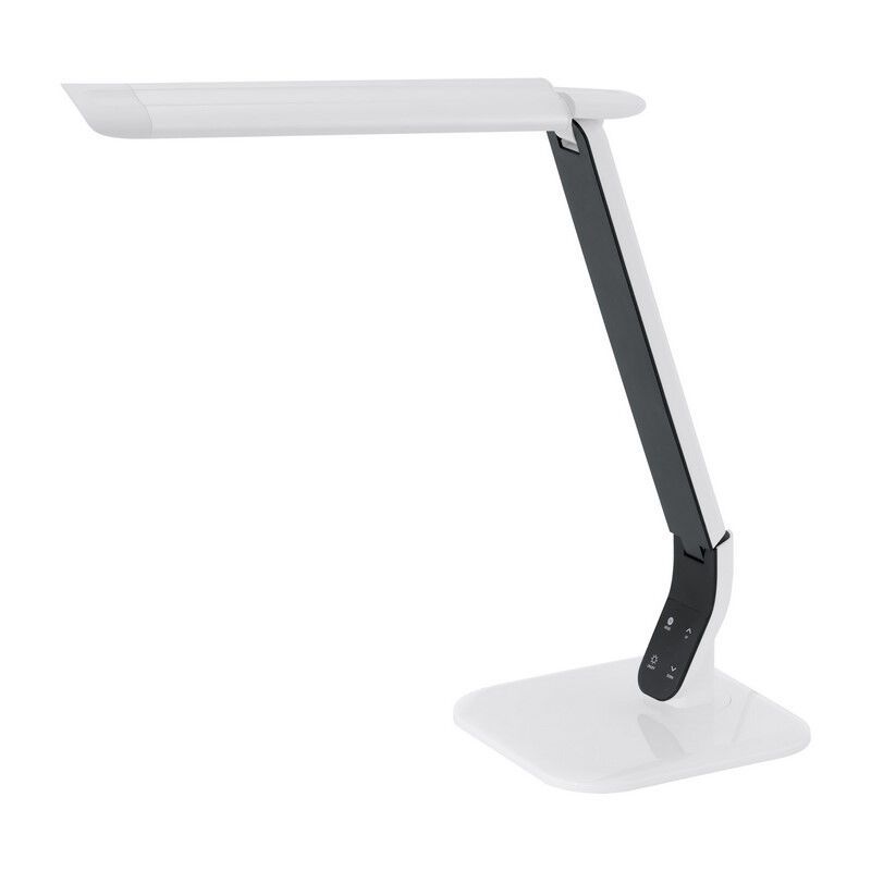 Design muovi työpöytävalaisin valkoinen, Ilias, 6W, 5000K LED, kosketushimmentimellä