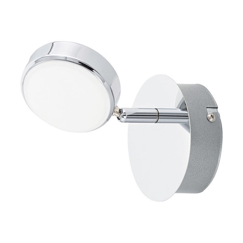 Moderni teräs kattokohdevalaisin kromi, Tjark, 5W, 3000K LED