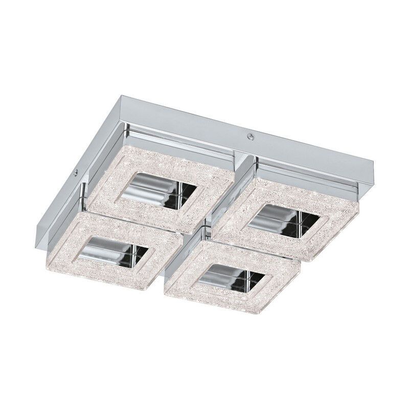 Moderni muovi seinävalaisin kromi, Arjo, 4W, 3000K LED