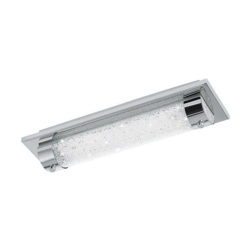 Design lasi kattovalaisin kromi, Iris, 8W, 4000K LED, IP44