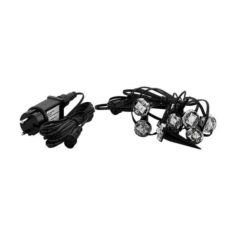Muovi puutarhakohdevalaisin läpinäkyvä, Vanja, 3W, 3000K LED, IP65 Muovi puutarhakohdevalaisin läpinäkyvä, Vanja, 3W, 3000K LED, IP65
