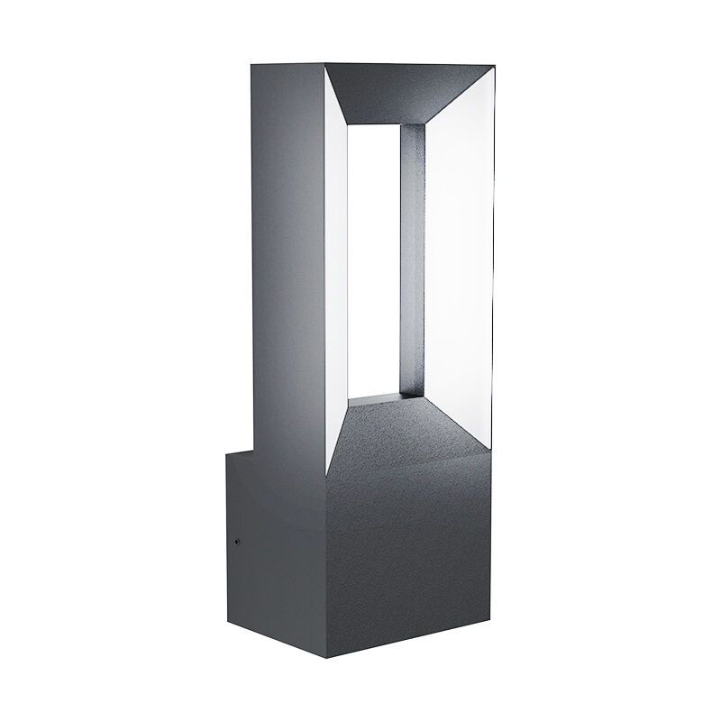 Moderni alumiini ulkovalaisin musta, Larisa, 5W, 3000K LED, IP44