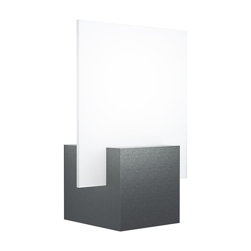 Moderni alumiini ulkovalaisin musta, Lilith, 6W, 3000K LED, IP44