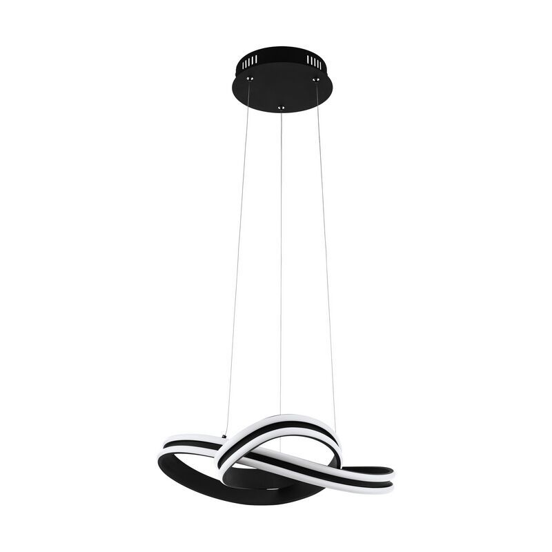 Moderni teräs riippuvalaisin musta, Marigje, 18W, 3000K LED