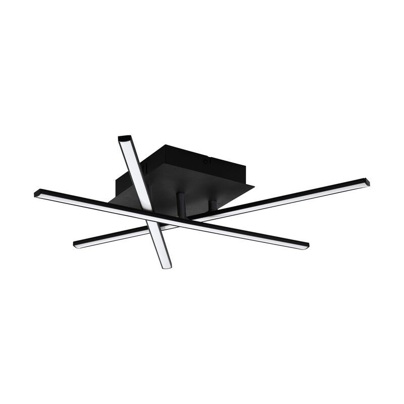 Moderni alumiini kattolamppu musta, Arantxa, 10W, 3000K LED