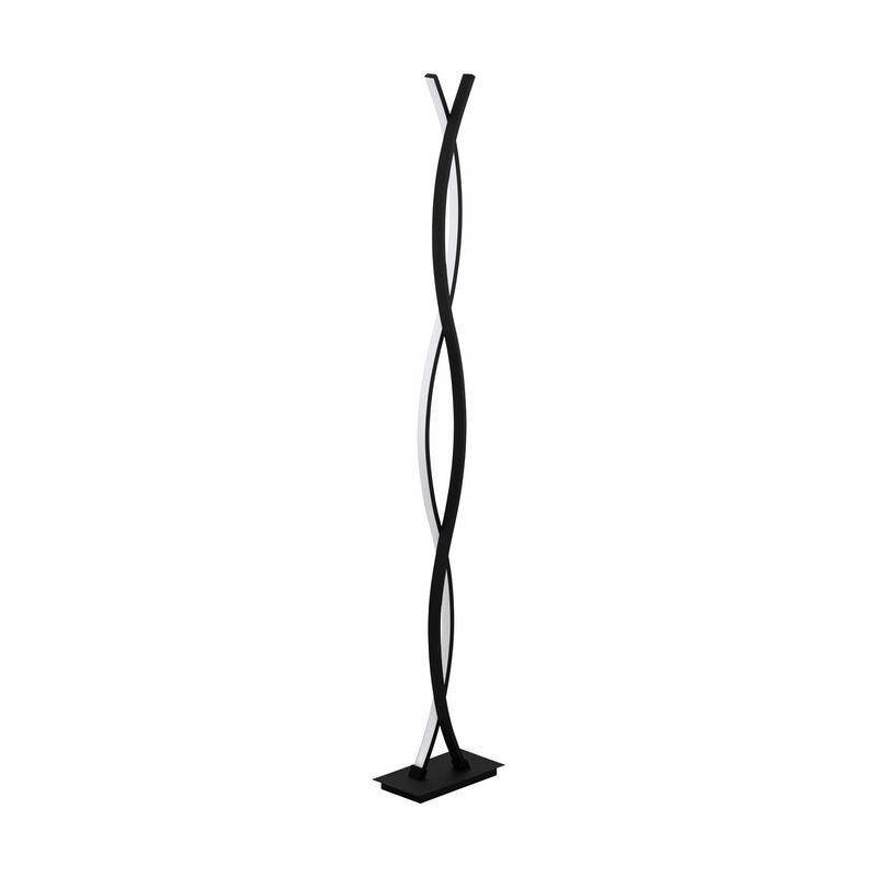 Moderni alumiini lattiavalaisin musta, Arantxa, 32W, 3000K LED, katkaisimella