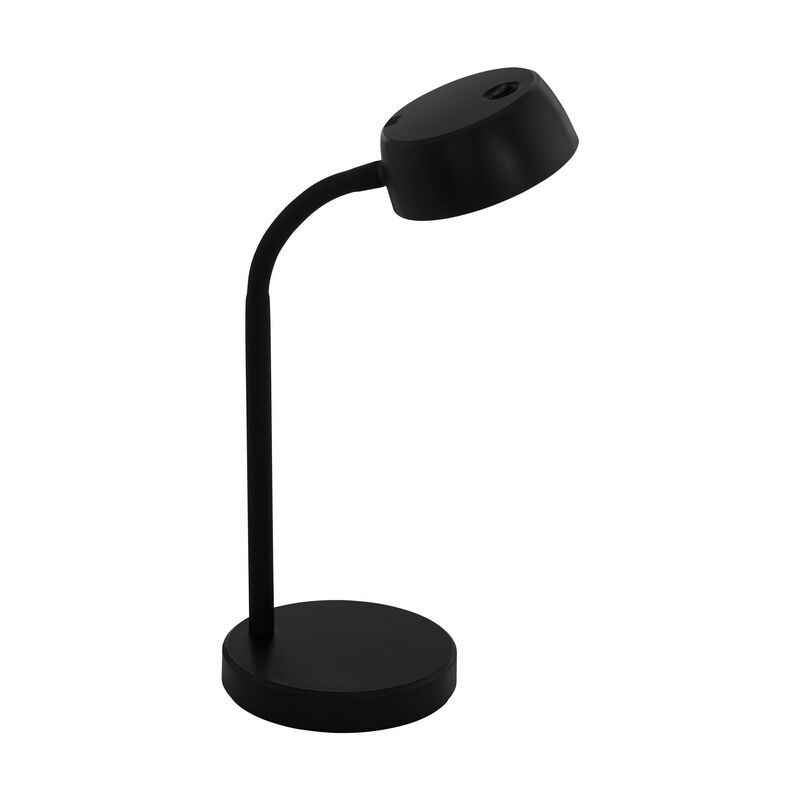 Muovi pöytävalaisin musta, Annelin, 4W, 3000K LED, katkaisimella
