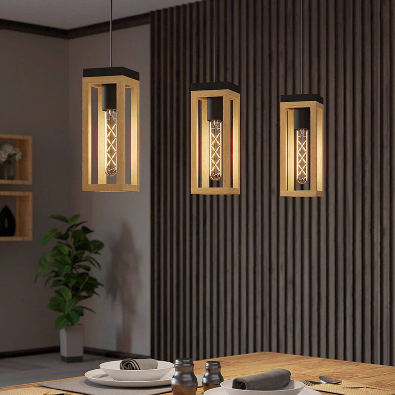 Rustiikkinen puu riippuvalaisin ruskea, Jasmina