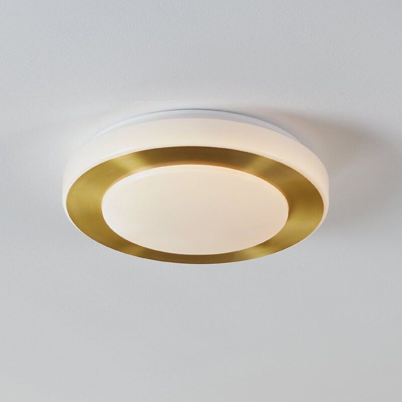 Muovi kylpyhuoneen kattovalaisin kulta, Amina, 3,6W, 3000K LED, IP44