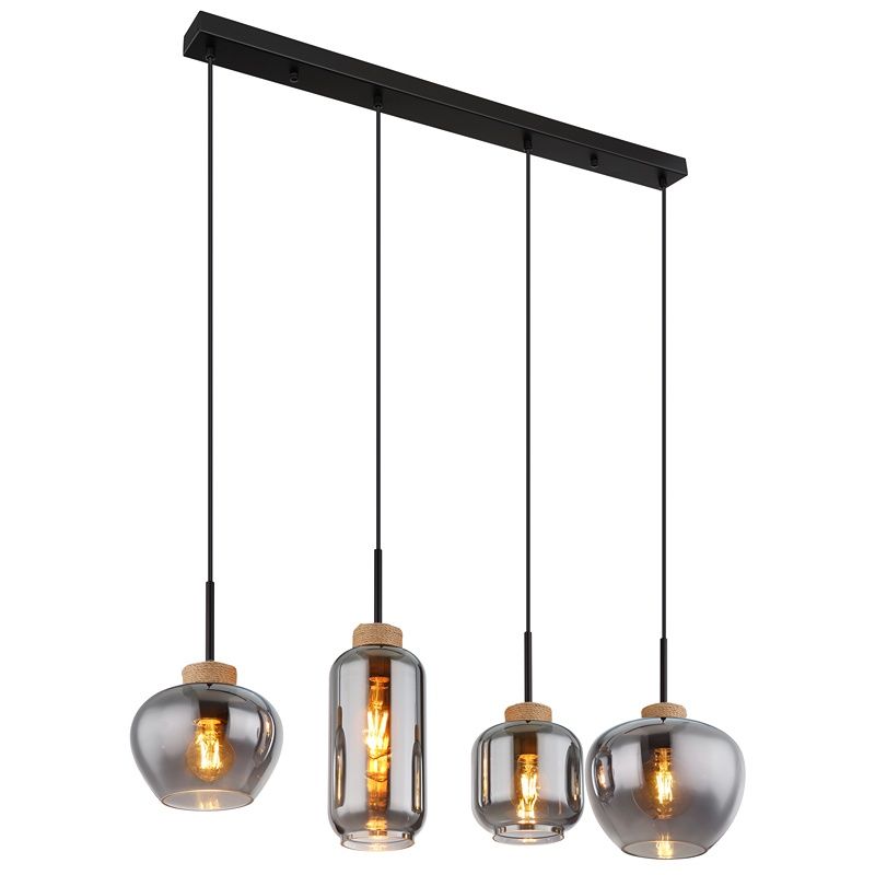 Design lasi riippuvalaisin musta, Marck Design lasi riippuvalaisin musta, Marck