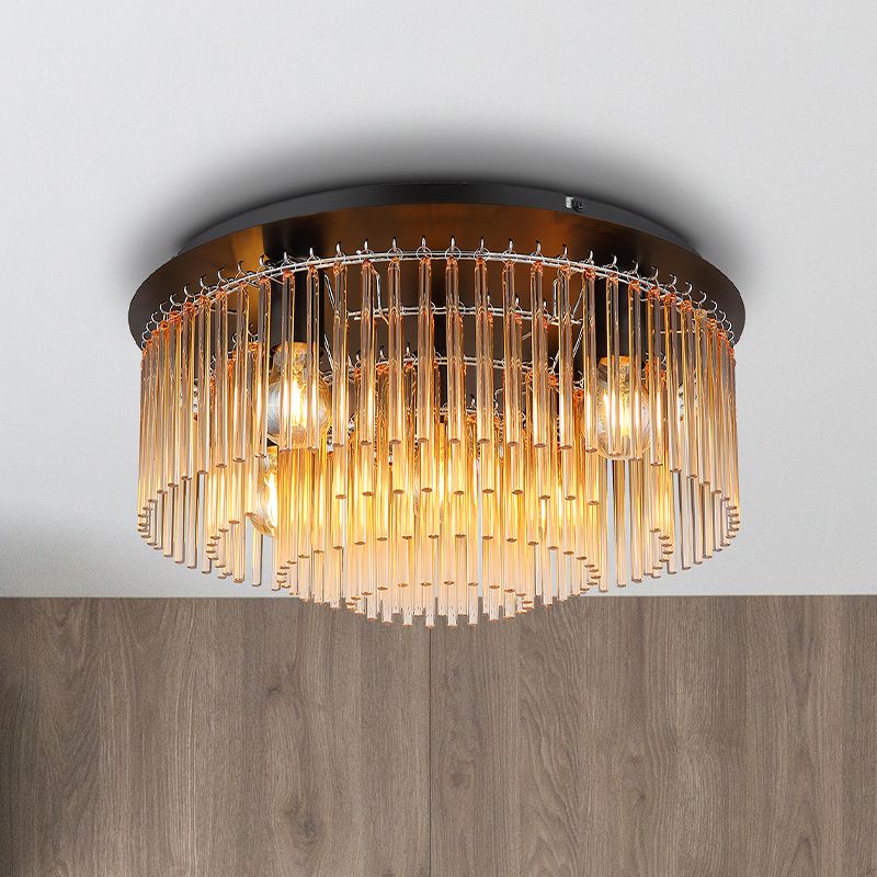 Design lasi kattovalaisin meripihka, Genelva Design lasi kattovalaisin meripihka, Genelva
