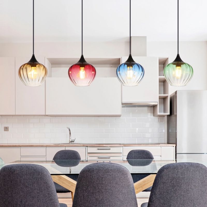 Design lasi riippuvalaisin monivärinen, Herm
