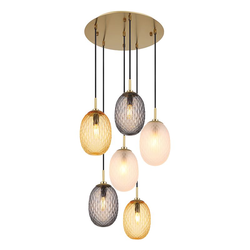 Design lasi riippuvalaisin monivärinen, Janella